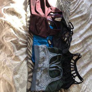 Group of Sports Bras